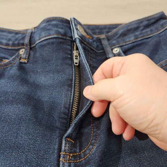 Everlane The Curvy High Rise Skinny Jeans In Blue Women's Size 29 Regular - Picture 7 of 12